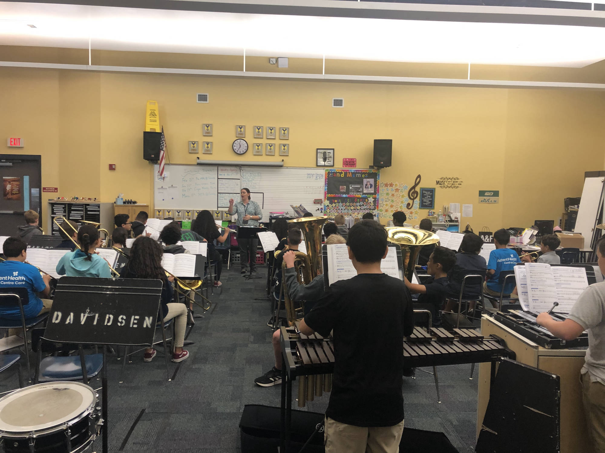 beginning 6th grade band Davidsen